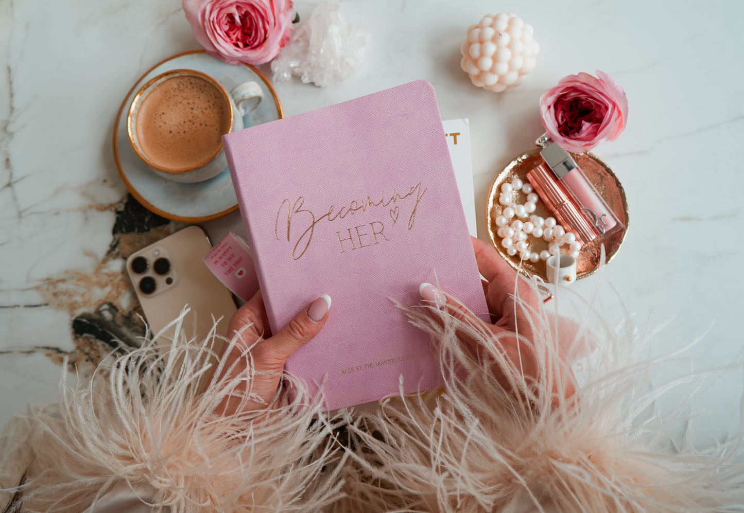 BECOMING HER: Pink Manifestation Journal