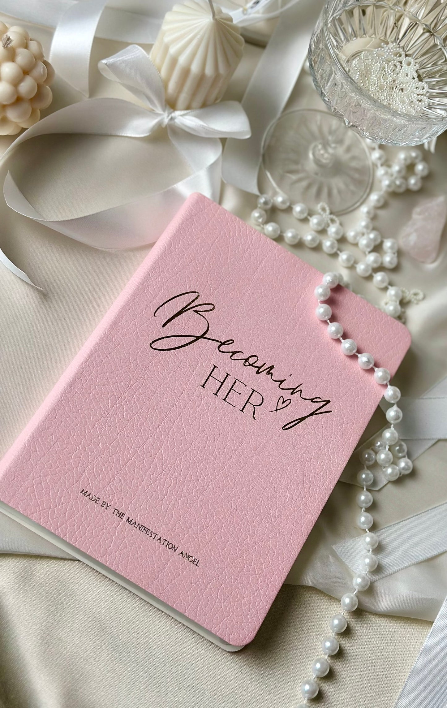 BECOMING HER: Light Pink Manifestation Journal! Limited edition