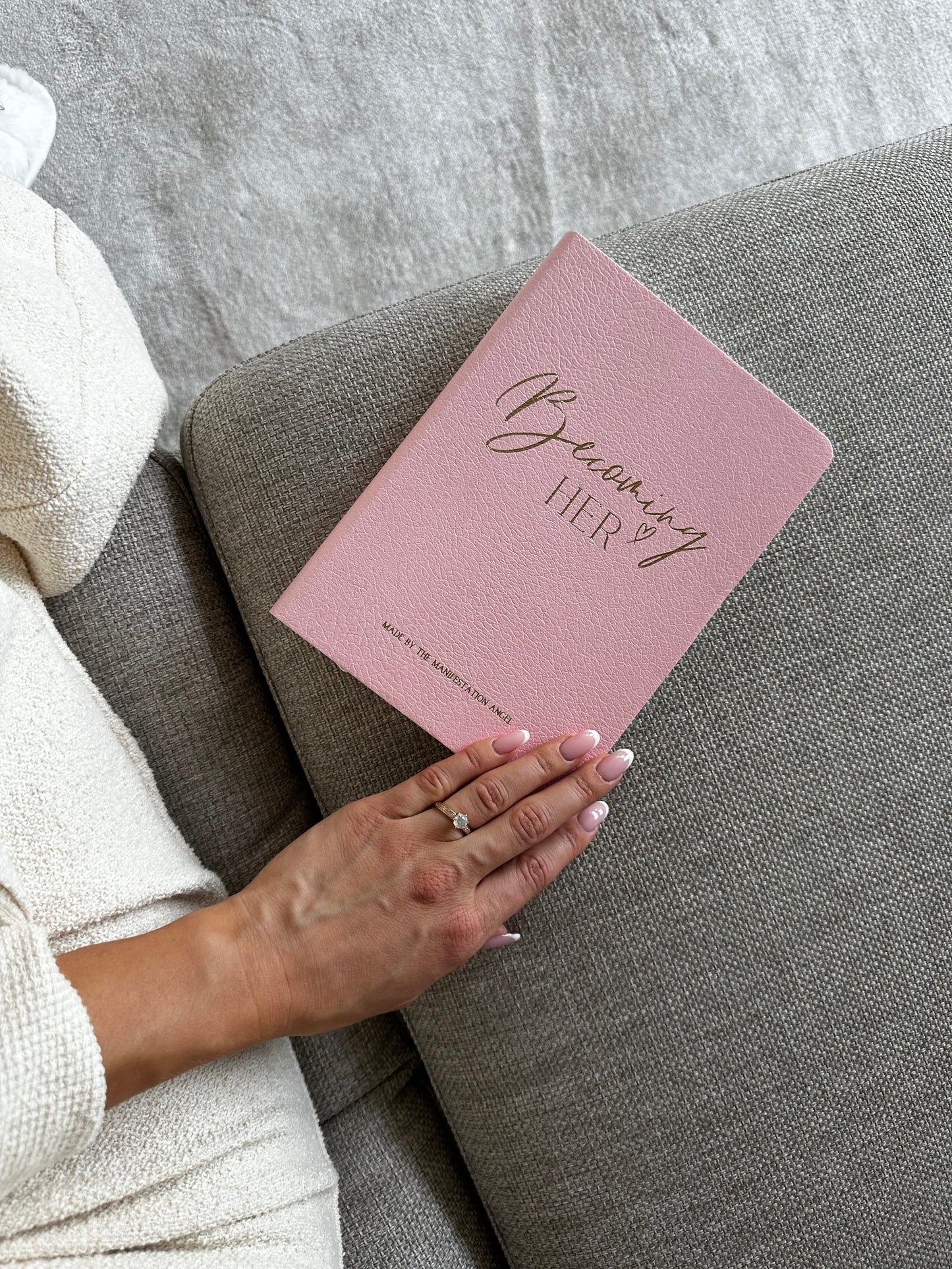 BECOMING HER: Light Pink Manifestation Journal! Limited edition