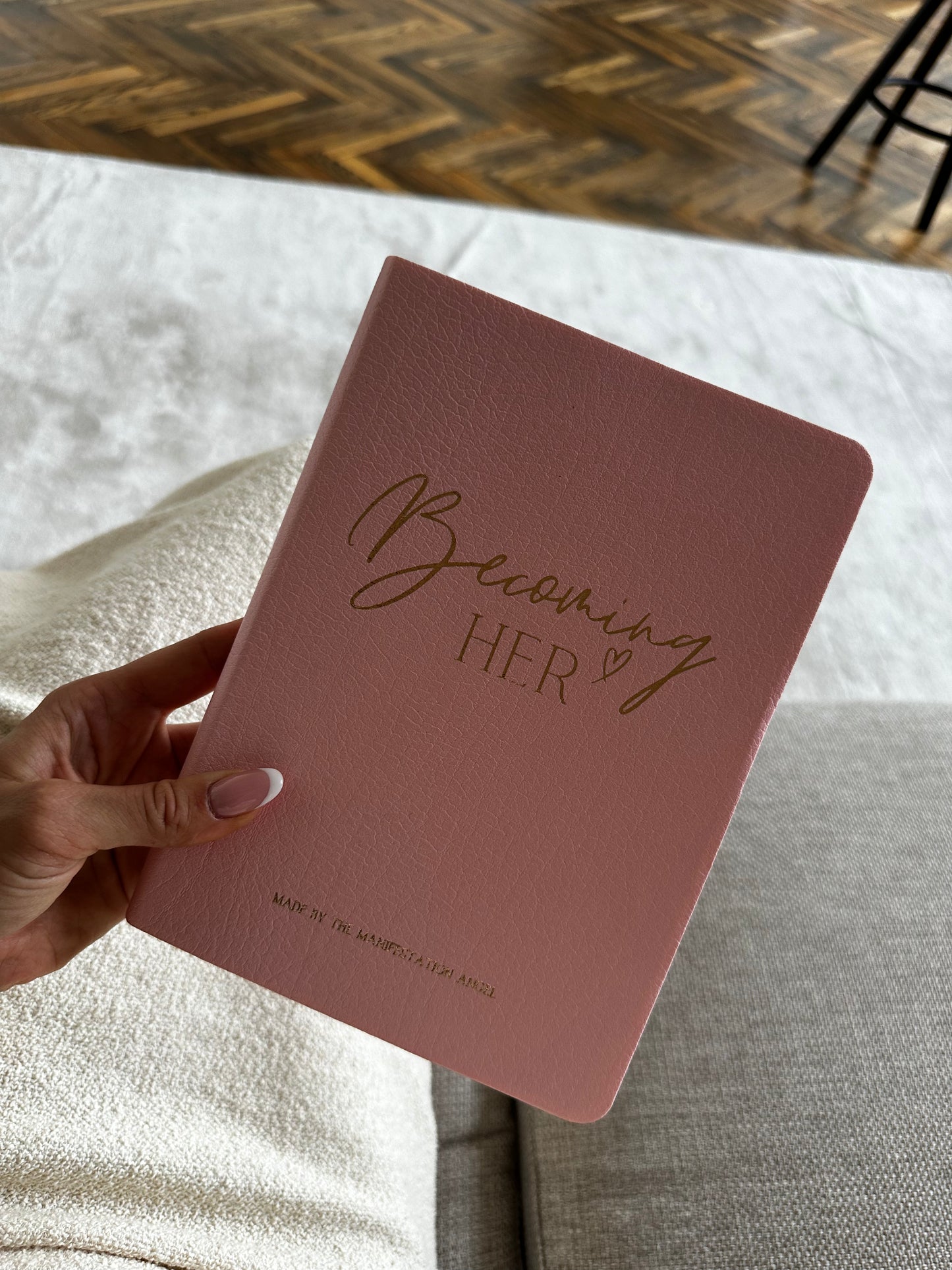 BECOMING HER: Light Pink Manifestation Journal! Limited edition