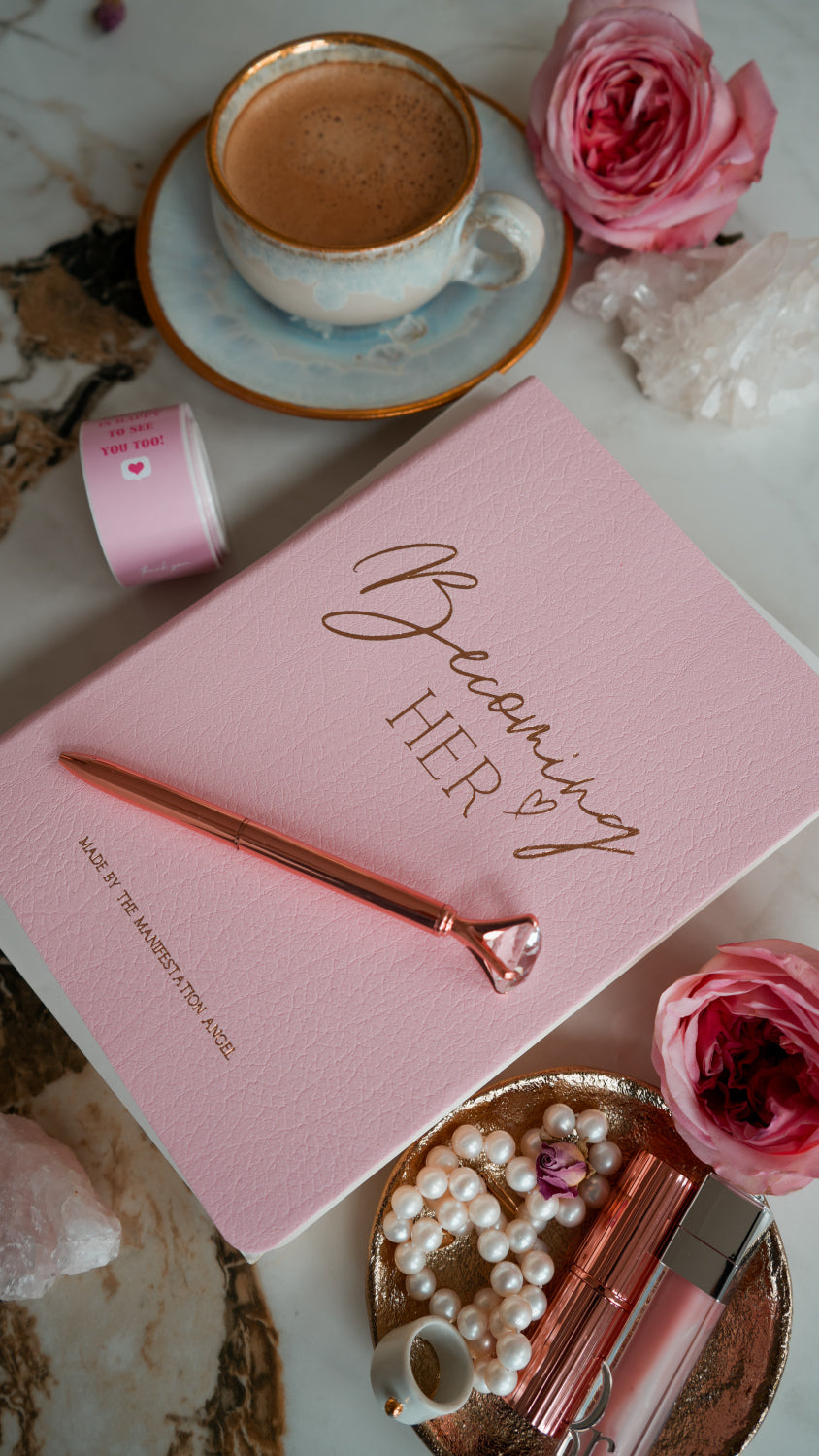 Rose Gold Crystal Pen
