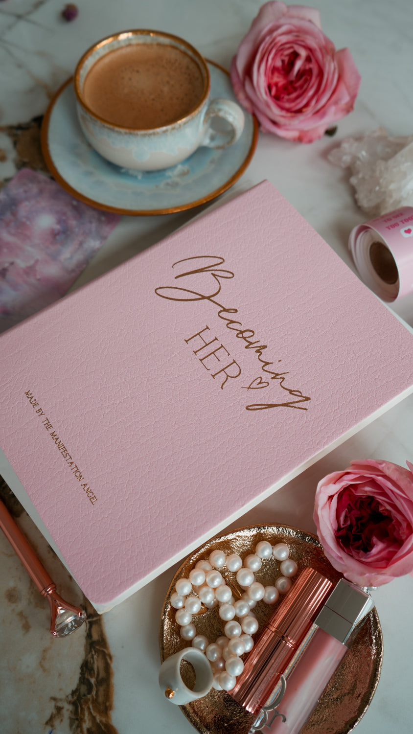 BECOMING HER: Light Pink Manifestation Journal! Limited edition