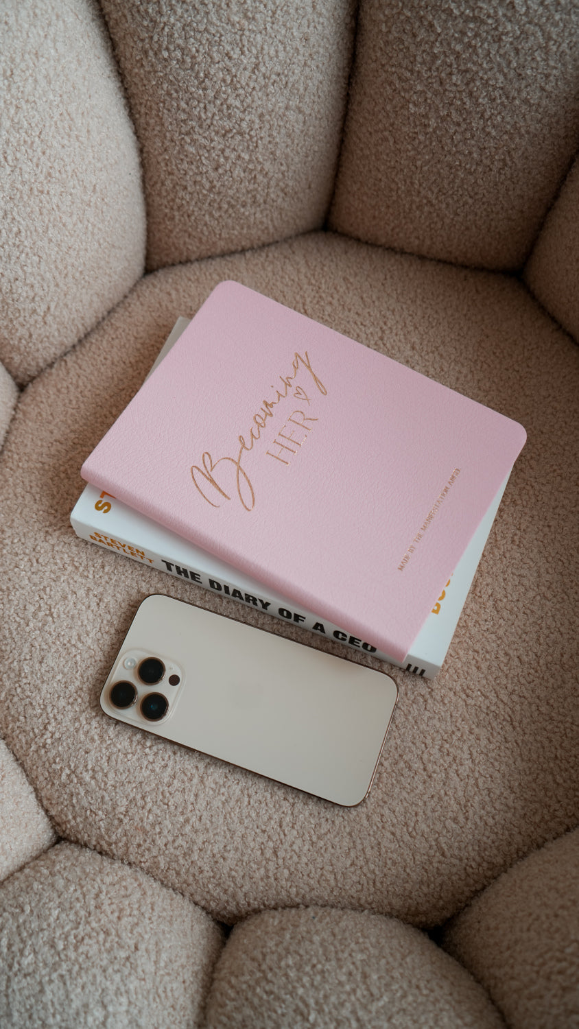 BECOMING HER: Light Pink Manifestation Journal! Limited edition