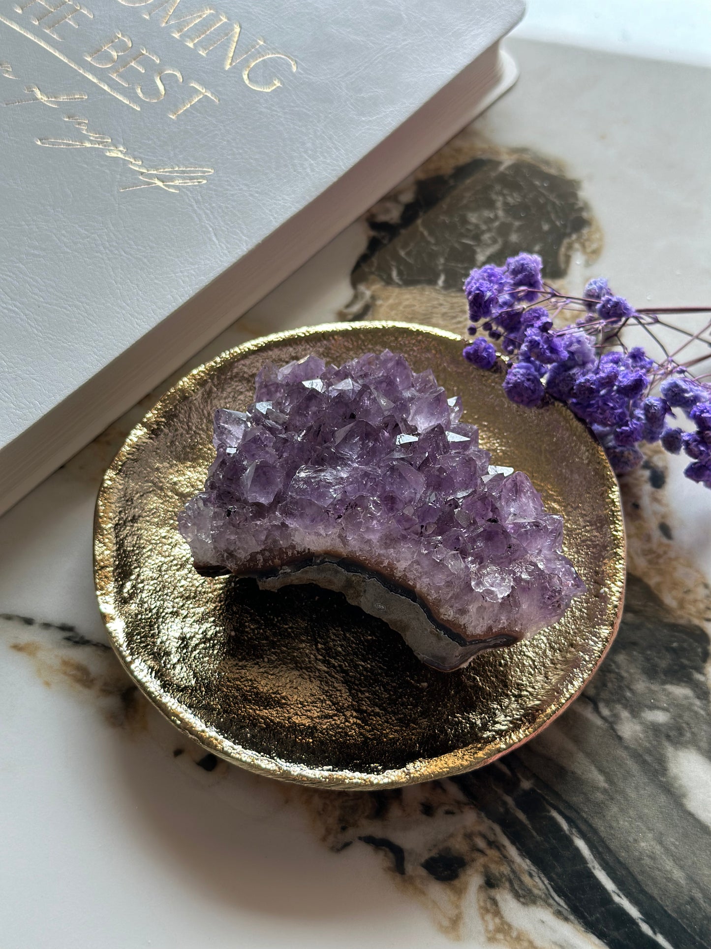 Natural Amethyst Raw Crystal Cluster 160-180 grams
