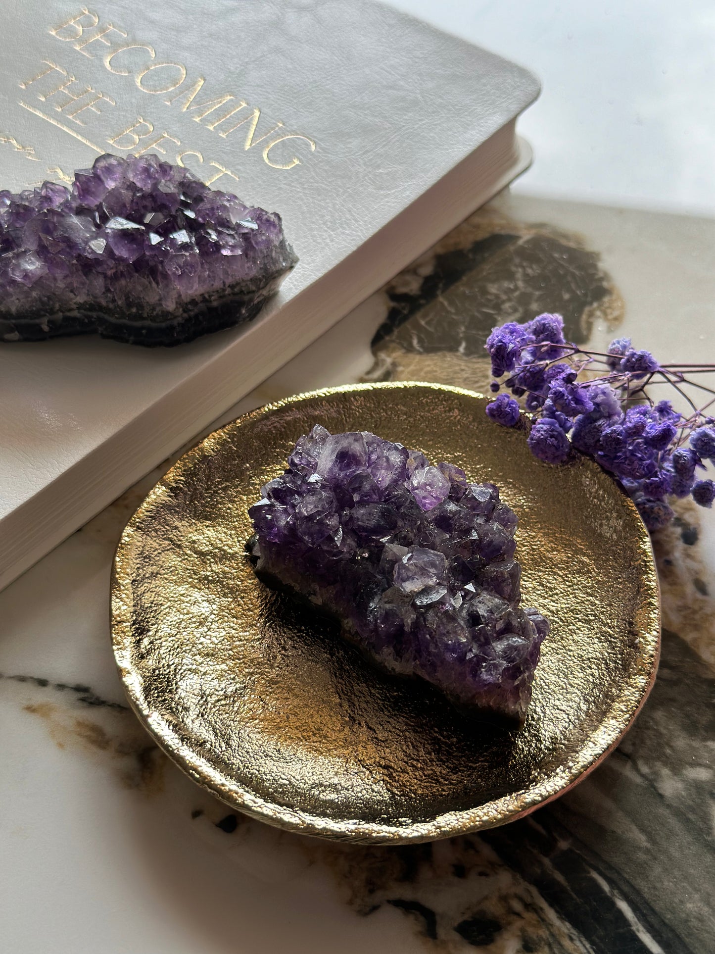 Natural Amethyst Raw Crystal Cluster 160-180 grams