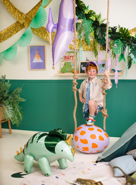 "Dinozauru ballīte" pinterestīgs ballīšu komplekts, vērtība 50.70 eur (70 produkti)