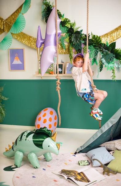 "Dinozauru ballīte" pinterestīgs ballīšu komplekts, vērtība 50.70 eur (70 produkti)