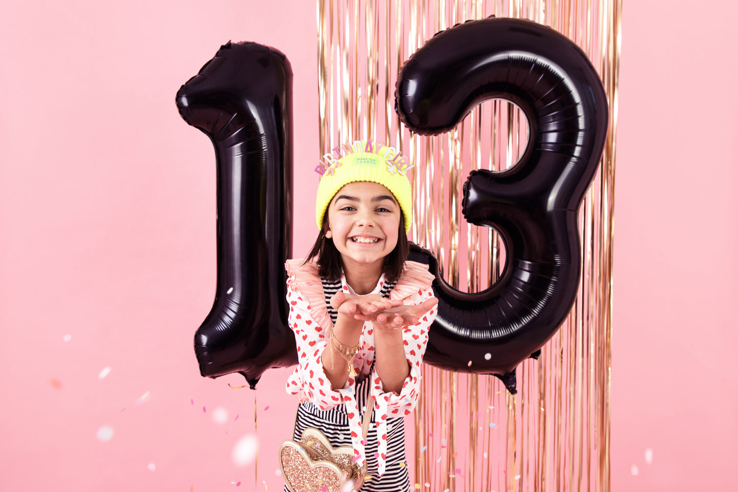 Folija balons ar ciparu “3” 86cm, melns