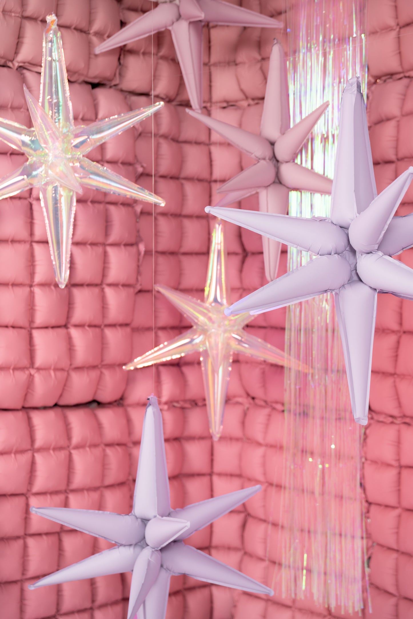 3D folijas balons “Zvaigzne”, 70 cm , gaiši rozā