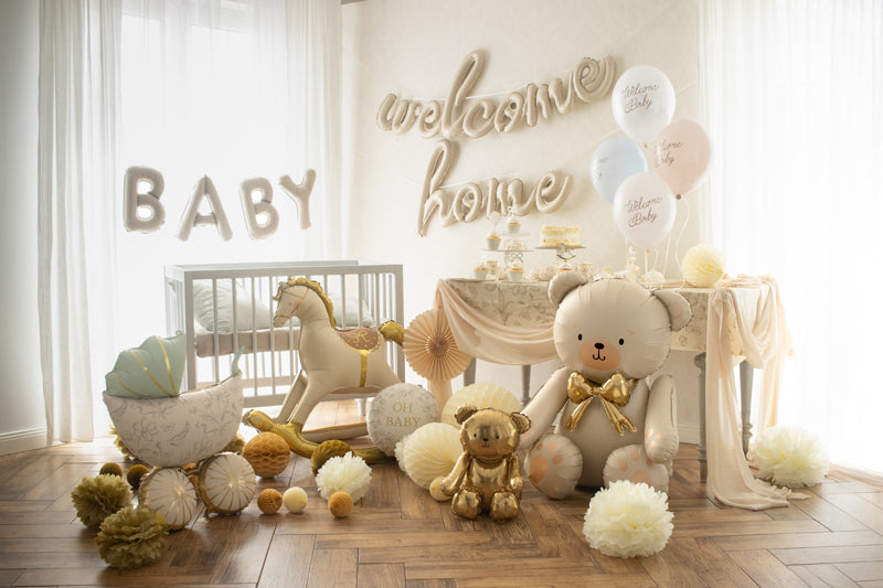"Oh Baby" pinterestīgs ballīšu komplekts, vērtība 37.80 eur (46 produkti)