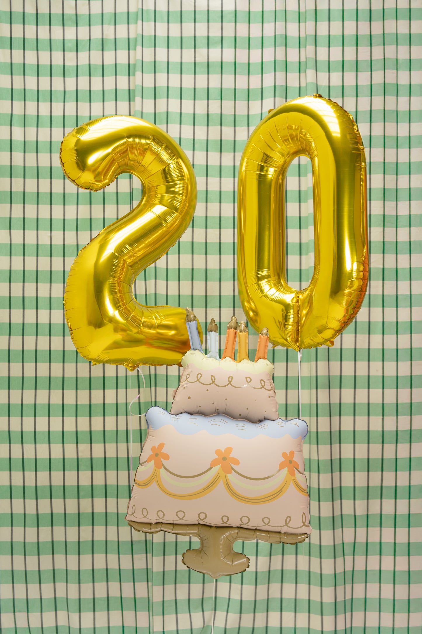 Folijas balons “Kūka”, 62 x 104 cm, krāsu miks