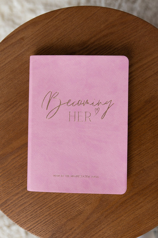 Dāvanu komplekts x2 BECOMING HER: Tumši rozā punktotās klades