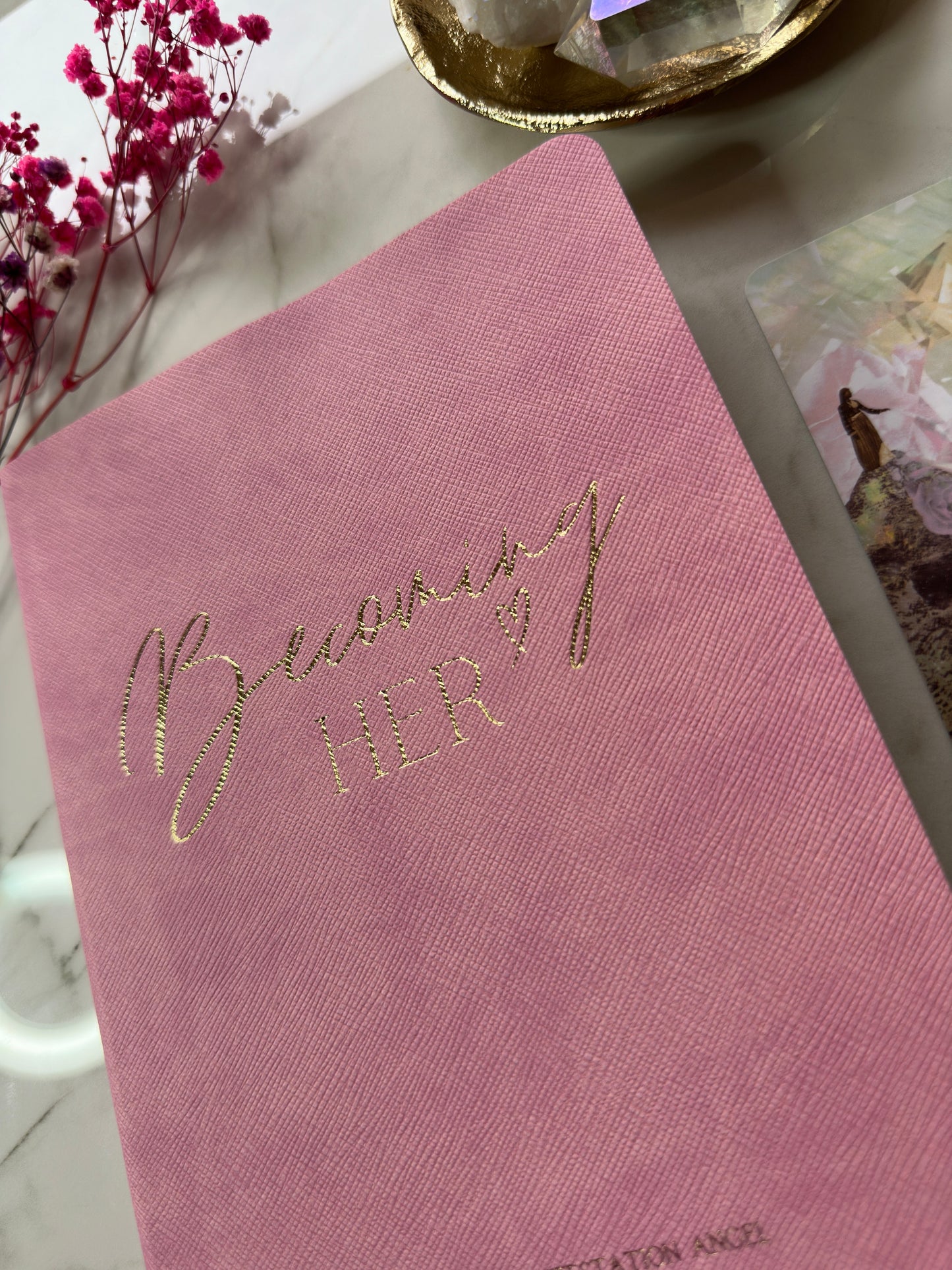 BECOMING HER: Pink Manifestation Journal