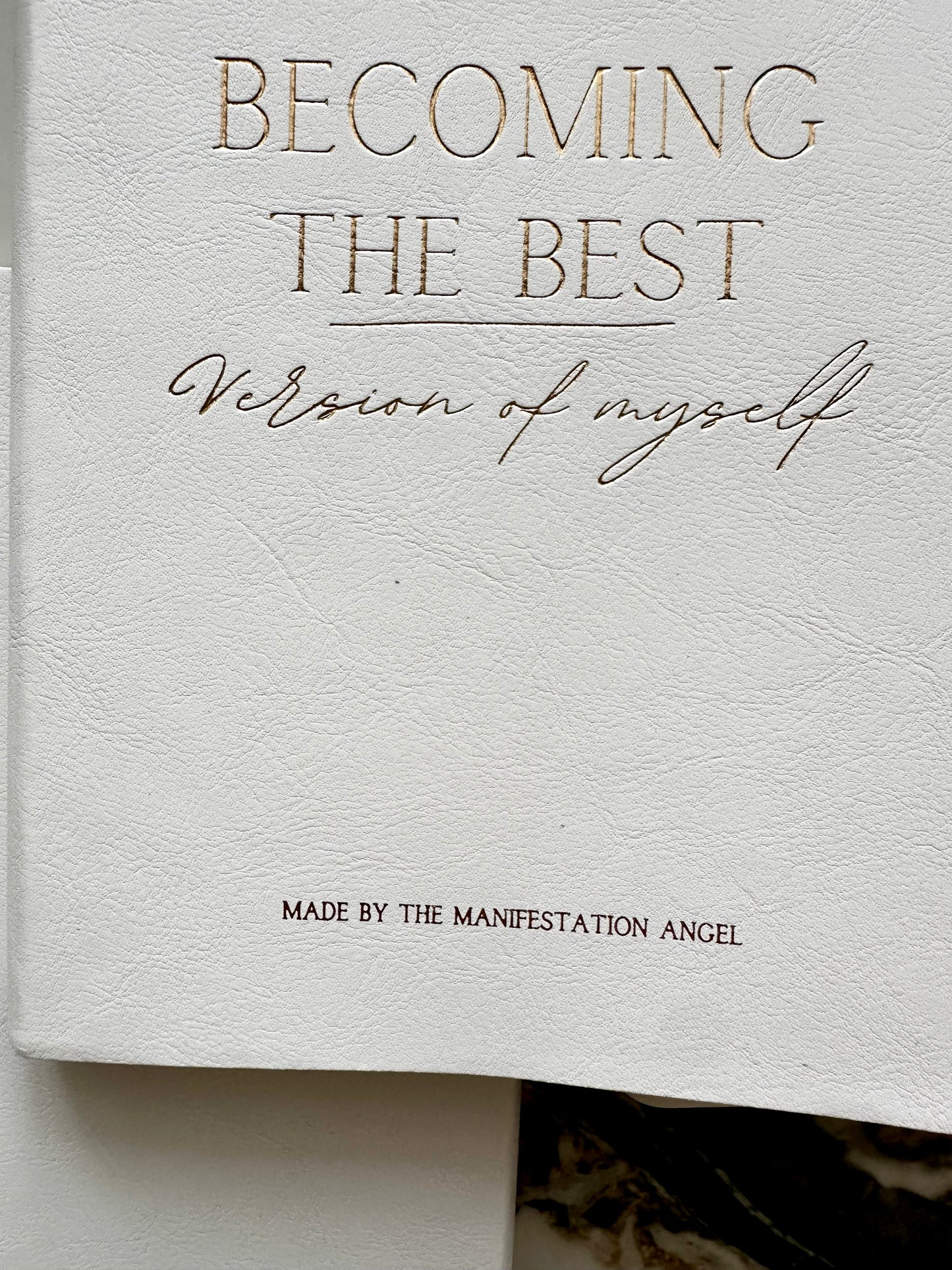 I'm not that fancy but I still work- Becoming The BEST version of myself journaling notebook with VISUAL DEFECTS