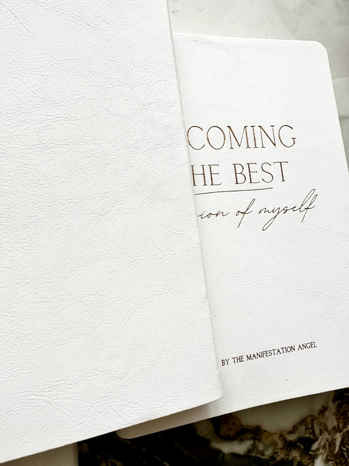 I'm not that fancy but I still work- Becoming The BEST version of myself journaling notebook with VISUAL DEFECTS