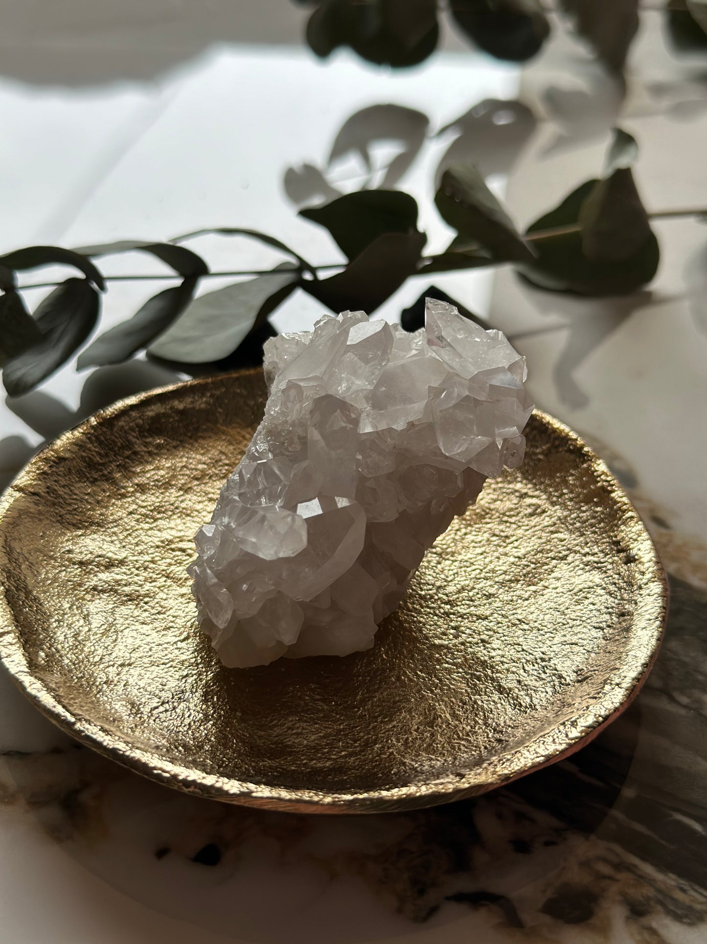 Clear Quartz Crystal cluster🤍 210 grams