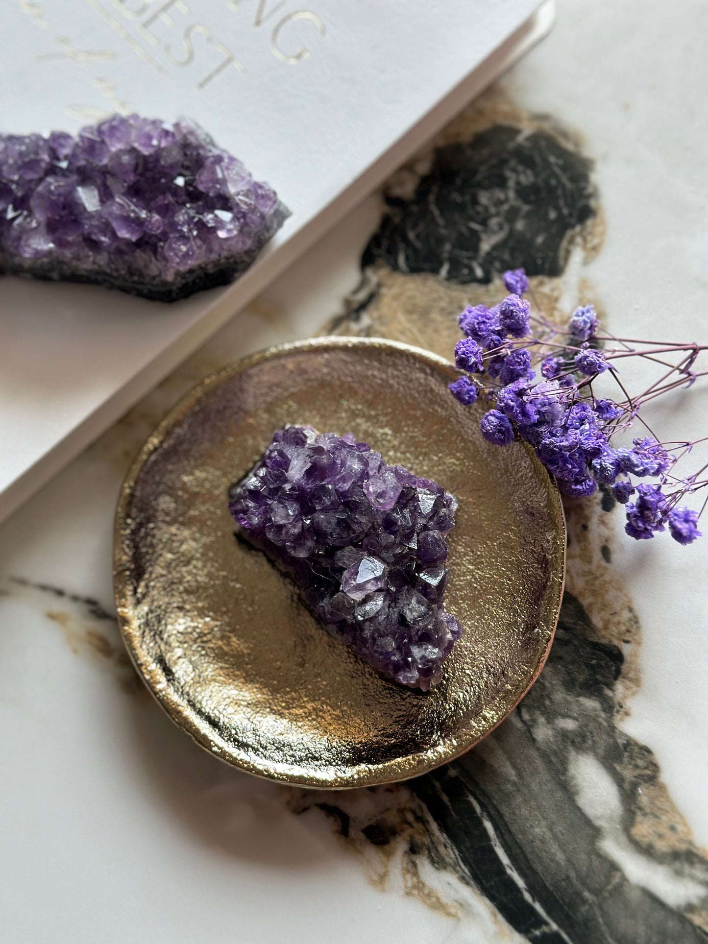 Natural Amethyst Raw Crystal Cluster 160-180 grams