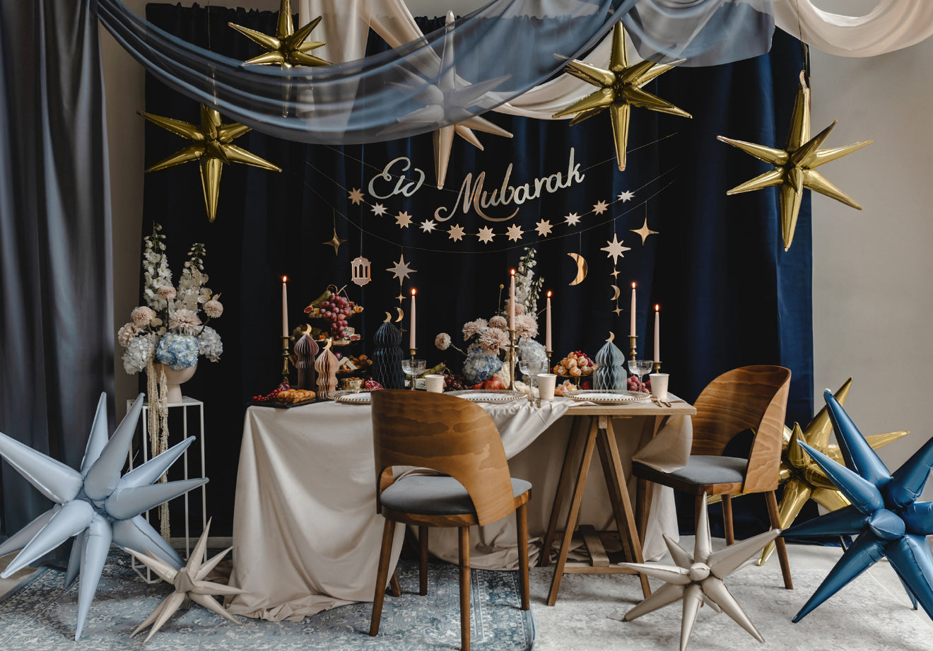 3D folijas balons “Zvaigzne”, 70 cm , bēšā krāsā