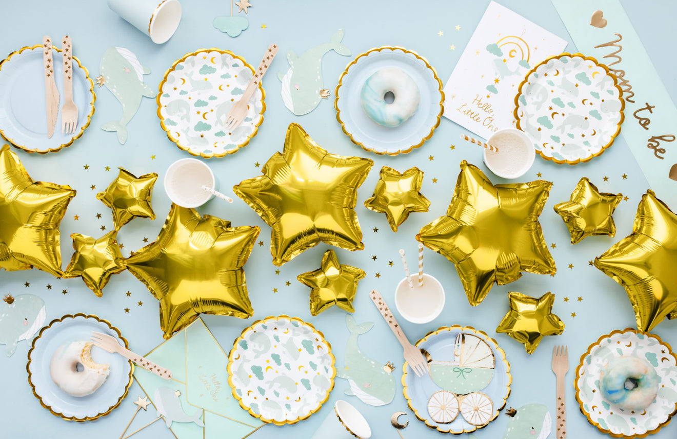 Kartīte ar karājošu dekoru “Valis”, gaiši tiffany zilā, 14 × 20 cm