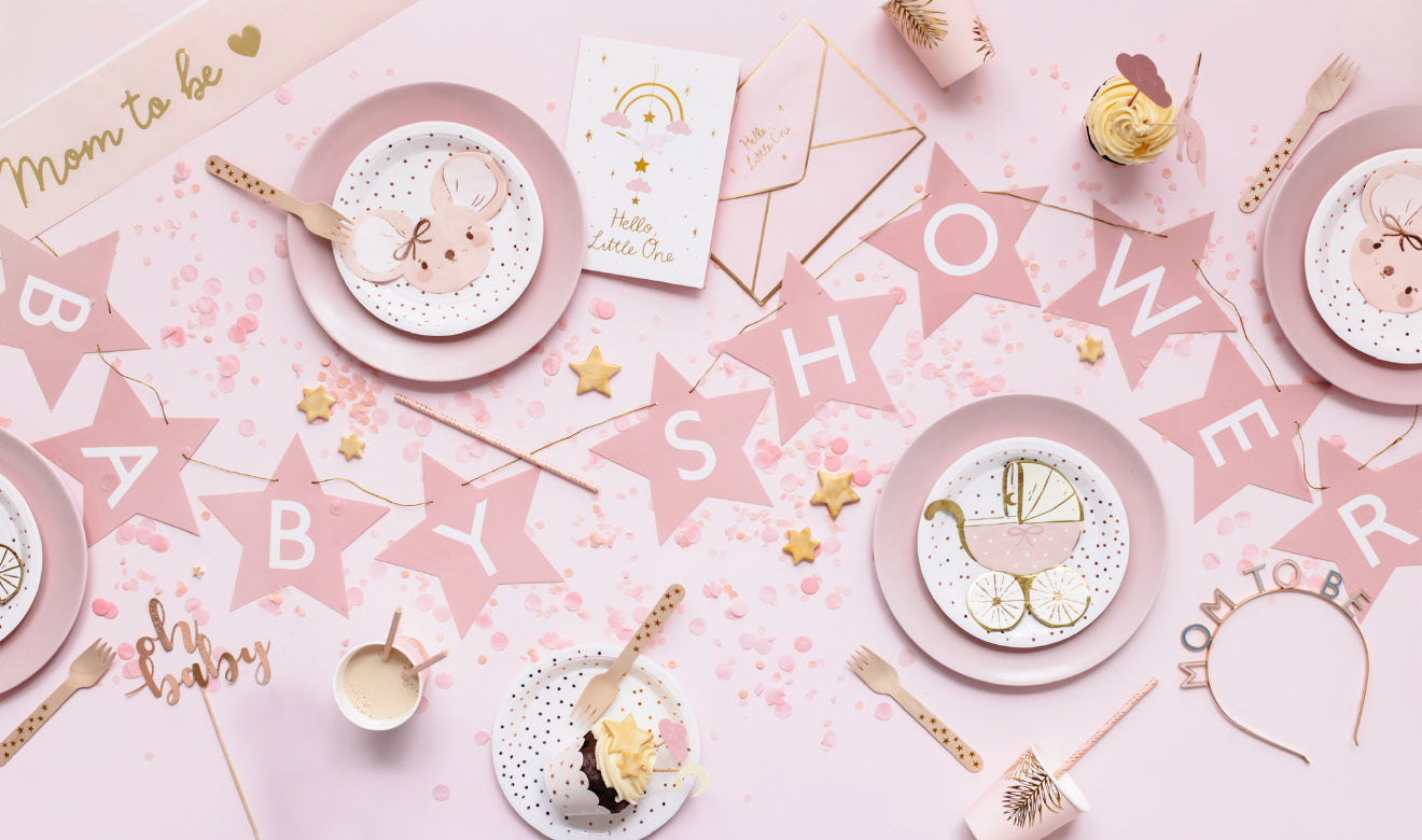 Kartīte ar karājošu dekoru “Gulbis”, gaiši rozā, 14 × 20 cm