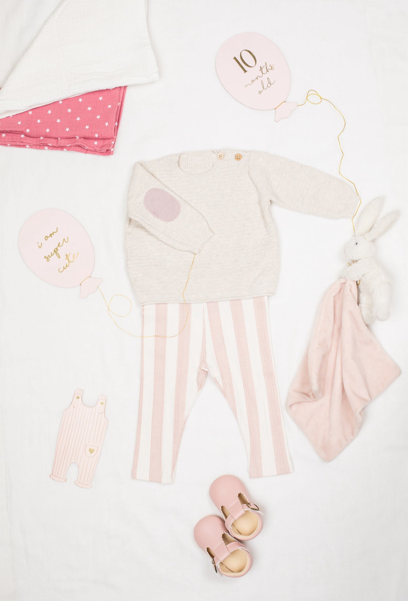 Mēnešu kartītes fotosesijām “Baloni”, krāsu mikss, 11,5 × 17 cm