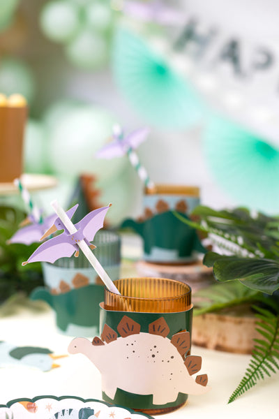 "Dinozauru ballīte" pinterestīgs ballīšu komplekts, vērtība 50.70 eur (70 produkti)