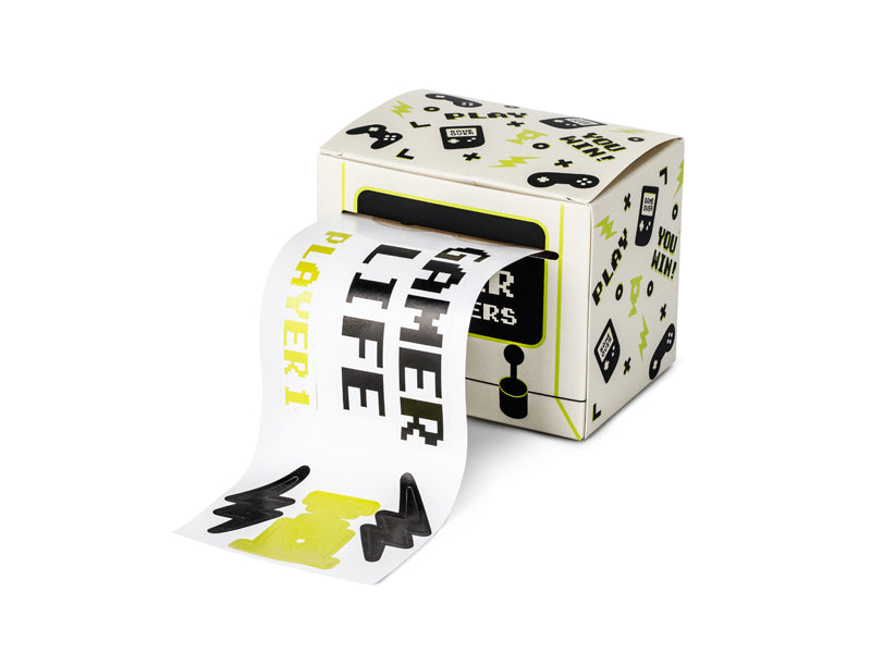 "Geimeru ballīte" pinterestīgs ballīšu komplekts, vērtība 49.40 eur (54 produkti)