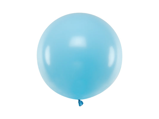 Apaļš balons, 60 cm, Pastel Light Blue