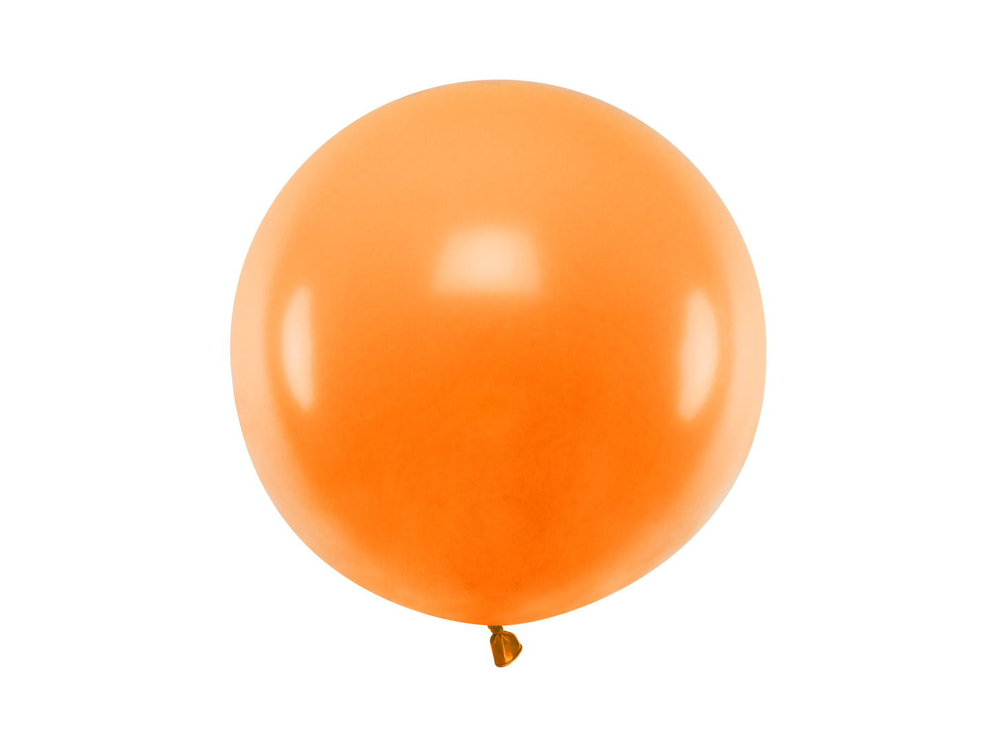 Apaļš balons, 60 cm, Pastel Mandarin Orange