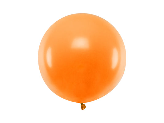 Apaļš balons, 60 cm, Pastel Mandarin Orange