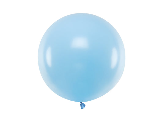 Apaļš balons, 60 cm, Pastel Baby Blue