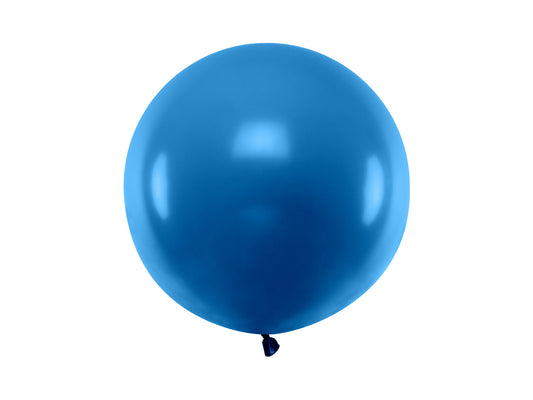 Apaļš balons, 60 cm, Pastel Navy Blue