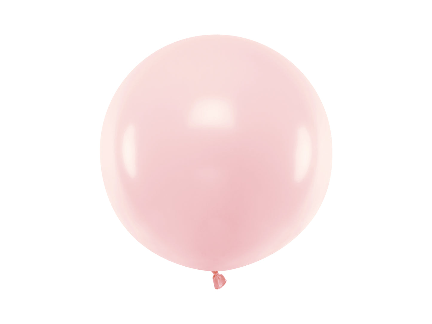 Apaļš balons, 60 cm, Pastel Pale Pink