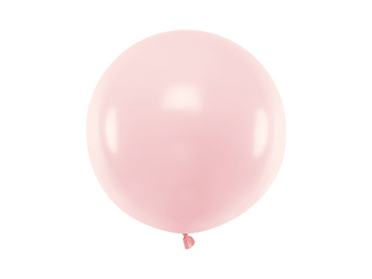 Apaļš balons, 60 cm, Pastel Pale Pink