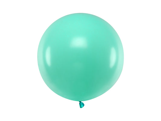 Apaļš balons, 60 cm, Pastel Aquamarine