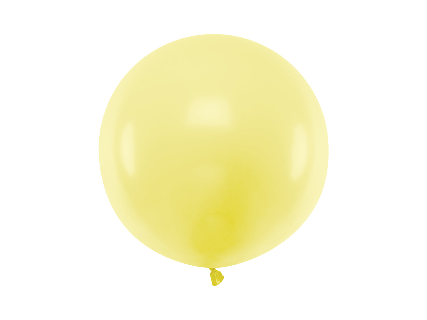 Apaļš balons, 60 cm, Pastel Light Yellow