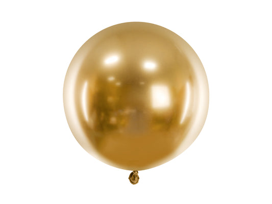 Apaļš balons, 60 cm, gold