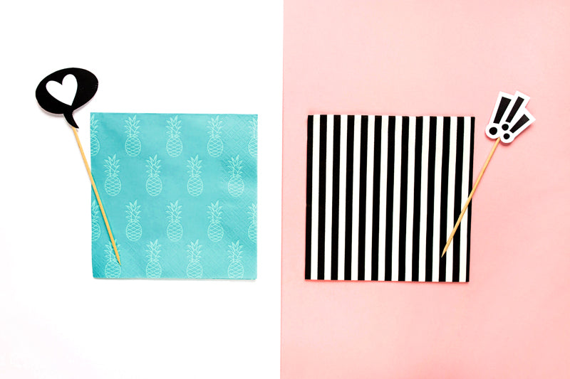 "Pirātu ballīte" pinterestīgs ballīšu komplekts, vērtība 62.00 eur (70 produkti)