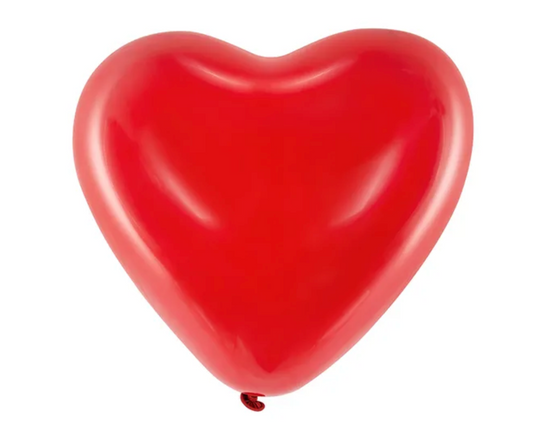 Sirds formas balons, 40 cm, sarkans