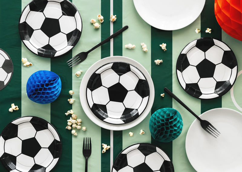 "Futbola ballīte" pinterestīgs ballīšu komplekts, vērtība 51.30 eur (124 produkti)