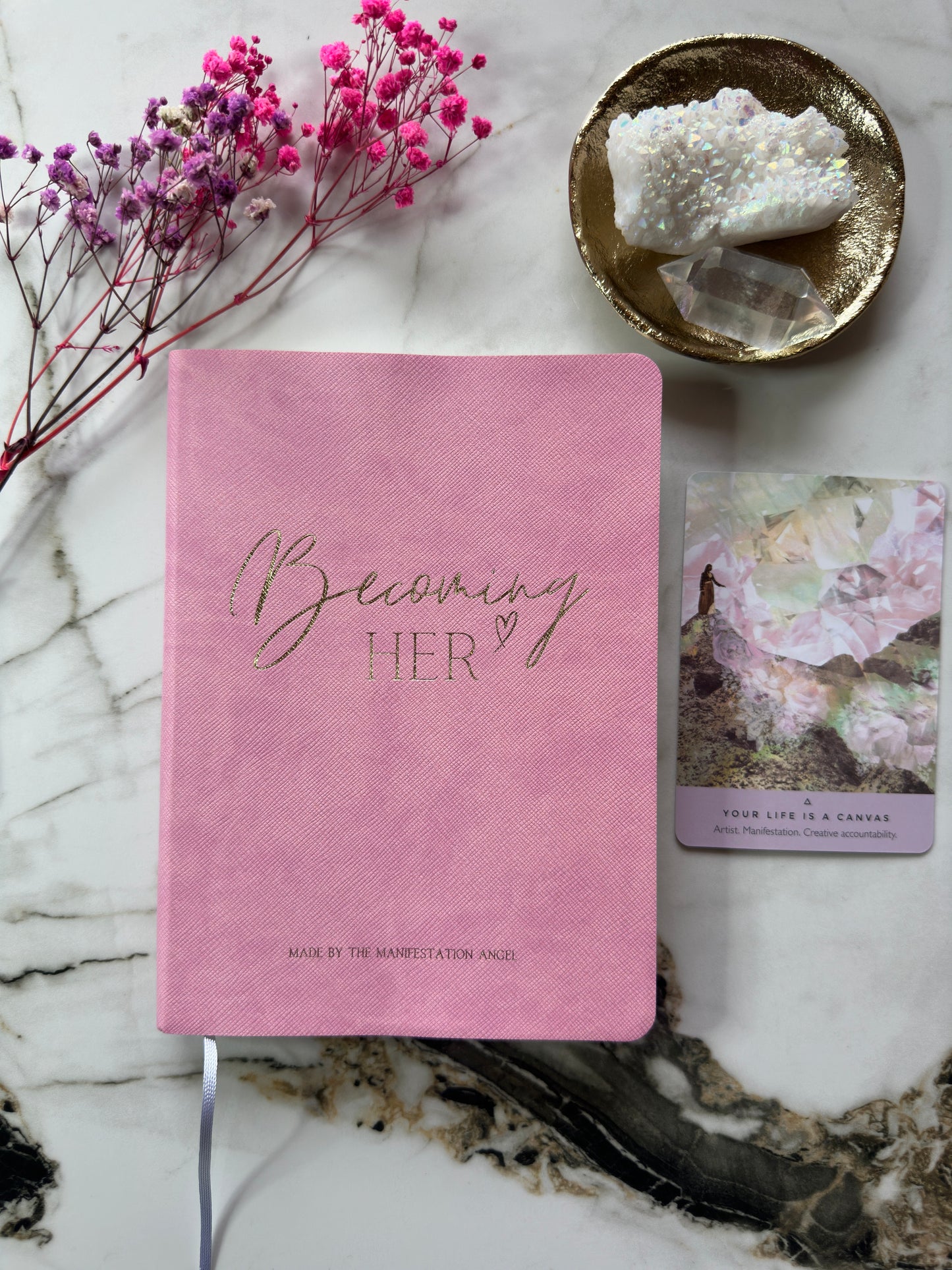 BECOMING HER: Pink Manifestation Journal
